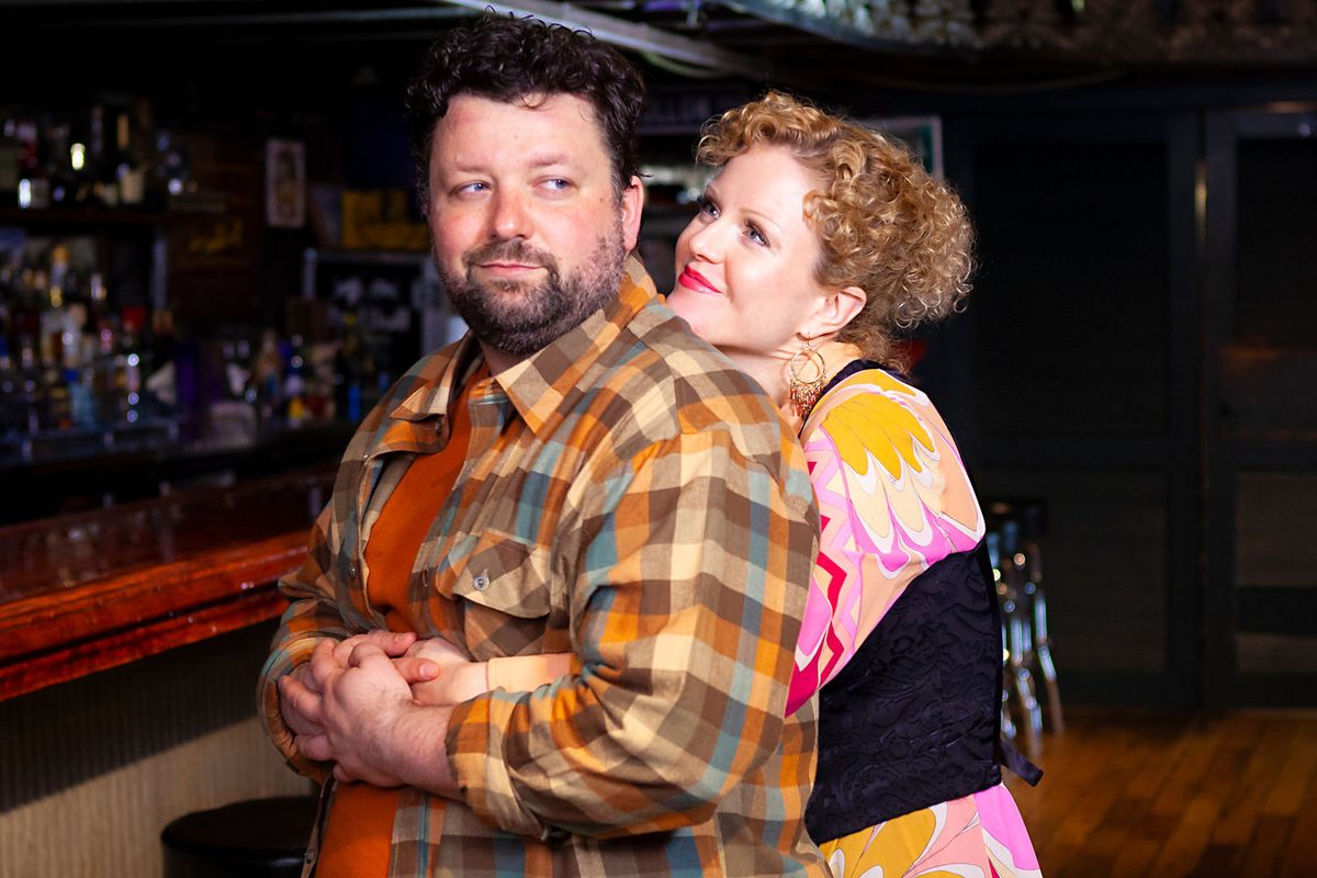 Shown: L-R: Patrick John Moran & Kimberly Doreen Burns  Photo by: Douglas Liebig