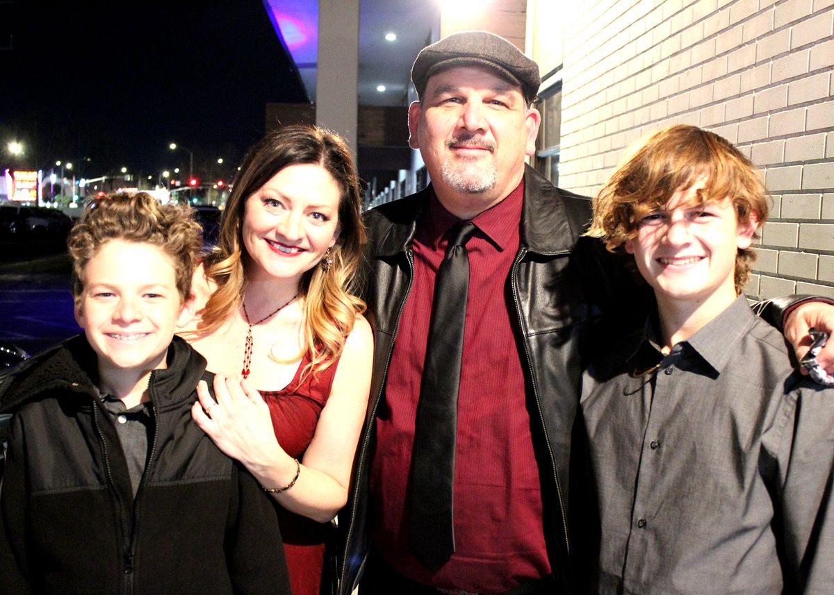 Jocelyn A. Brown and Family on Opening Night of "Next to Normal," playing January 28 - February 27, 2022 at Chance Theater in Anaheim, CA. 