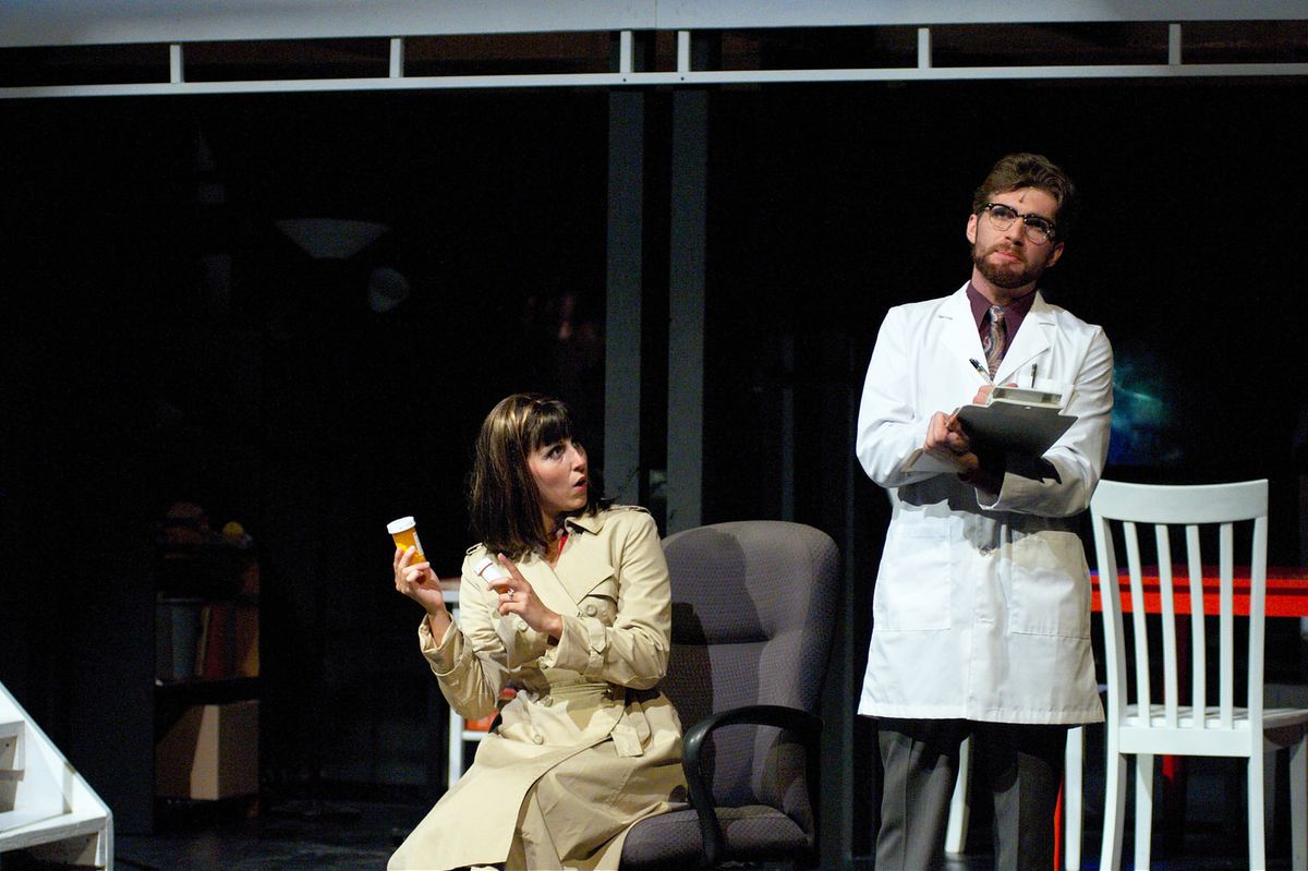 Diana- Shannon McMillan & Dr. Fine- Ross McCorkell