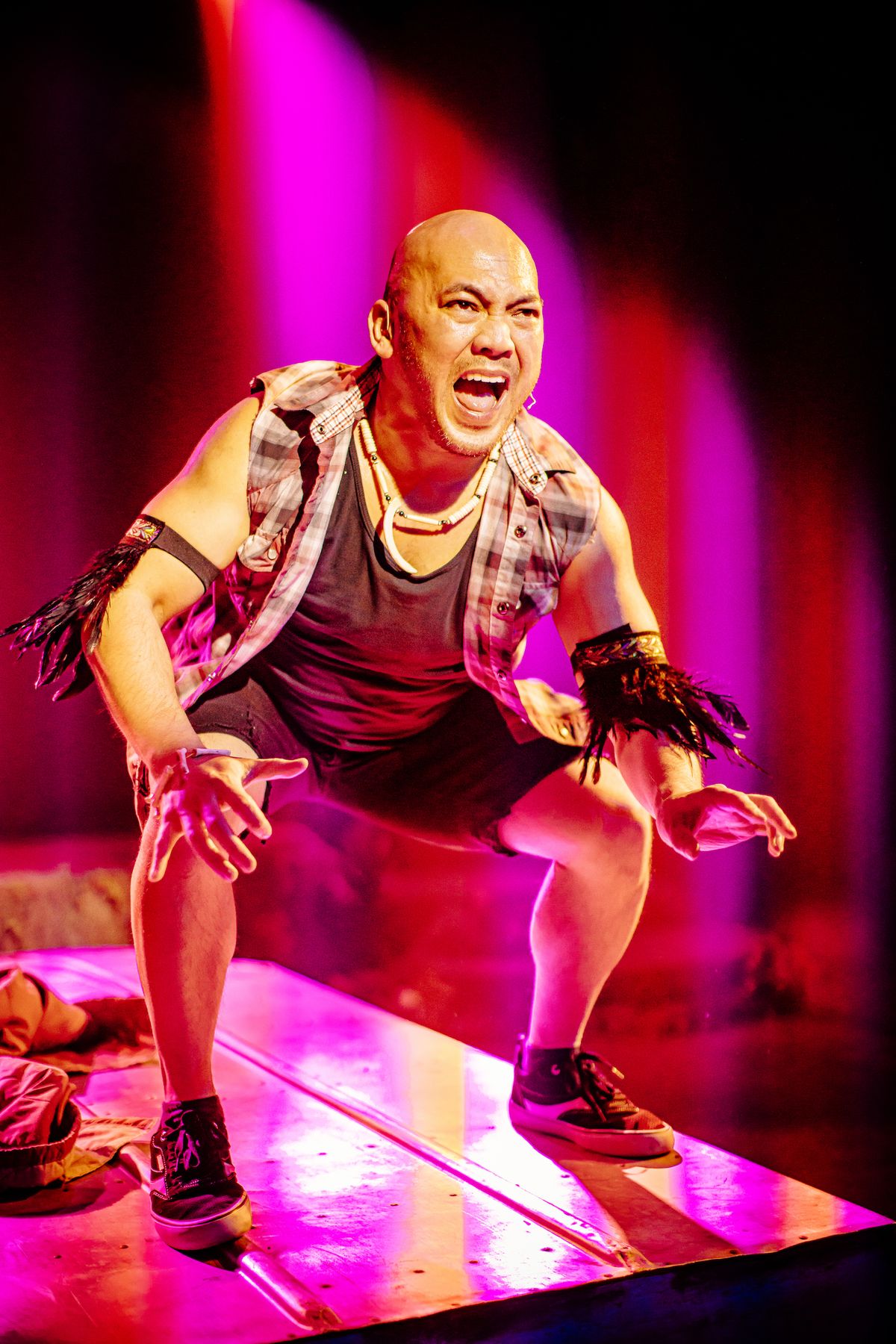 Marcus Calderon in Once on This Island. Photo Credit: Michele Anliker Marcus Calderon in Once on This Island. Photo Credit: Michele Anliker