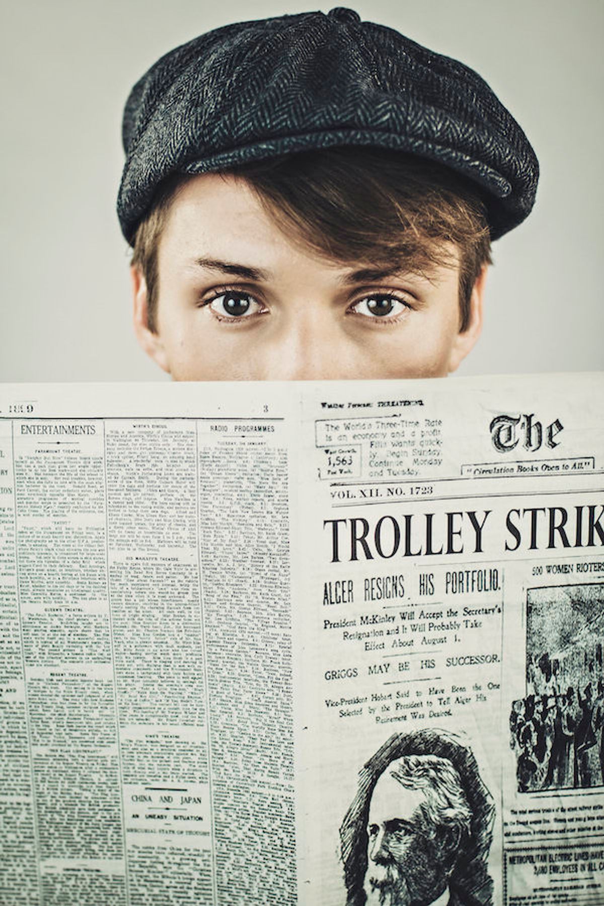 James Gish (Jack Kelly), photographed by Reg Madison Photography