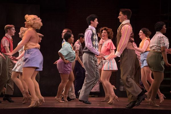 Peggy arrives in New York City hoping to become a Broadway star but faces adversity as she learns about show business and relationships. Between setbacks and growths, she conquers the city as the cast tap dances into your hearts with numbers including “We’re in the Money,” “Lullaby of Broadway,” “Shuffle Off to Buffalo” and the title song “42nd Street.” 2