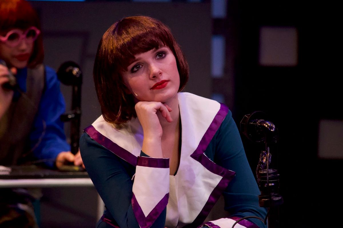 Hailey Gates as Millie Dilmount in Limelight Performing Arts' production of Thoroughly Modern Millie on stage at the Mesa Arts Center until April 22, 2018. Hailey Gates as Millie Dilmount in Limelight Performing Arts' production of Thoroughly Modern Millie on stage at the Mesa Arts Center until April 22, 2018.