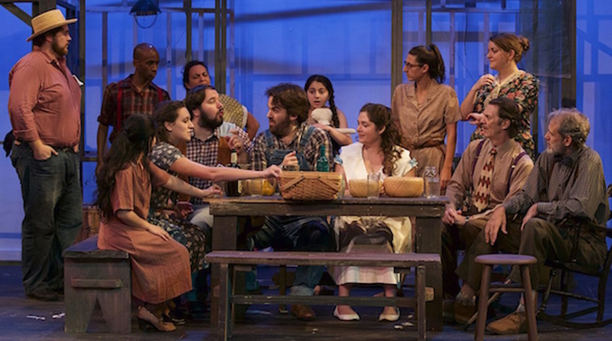 In Series, The Tender Land by Aaron Copeland. Full cast. Photo Credit: Angelisa Gillyard.