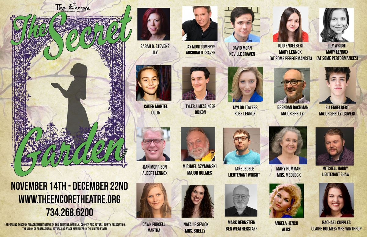 Cast List for The Secret Garden! 