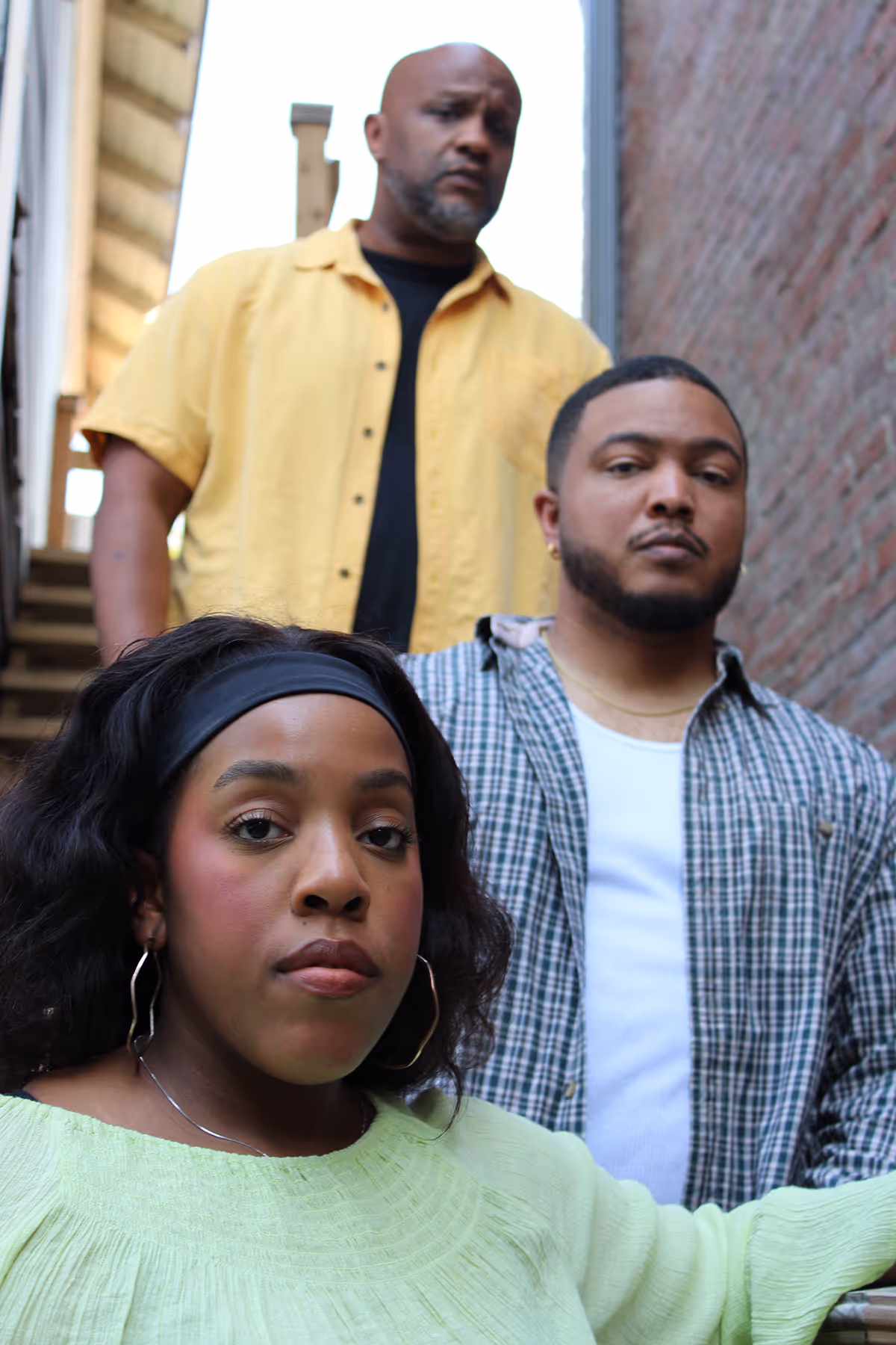 From Top to Bottom: Jamal Sterling (Mister), Brian Gibson (King) and Olivia Lewis (Tonya)