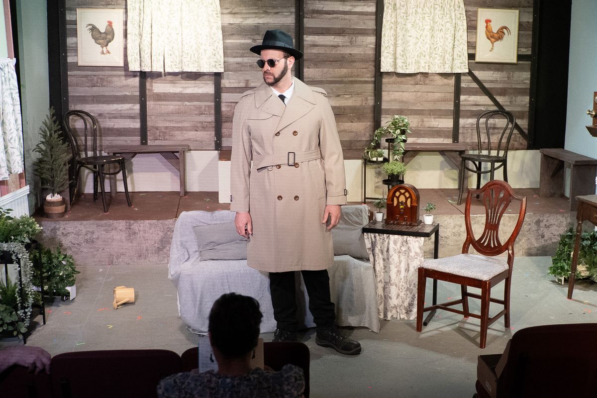The SS Investigator (Nat Gennace) in a scene from BENT opening June 14th and running until June 29th at Nutley Little Theatre. The SS Investigator (Nat Gennace) in a scene from BENT opening June 14th and running until June 29th at Nutley Little Theatre.