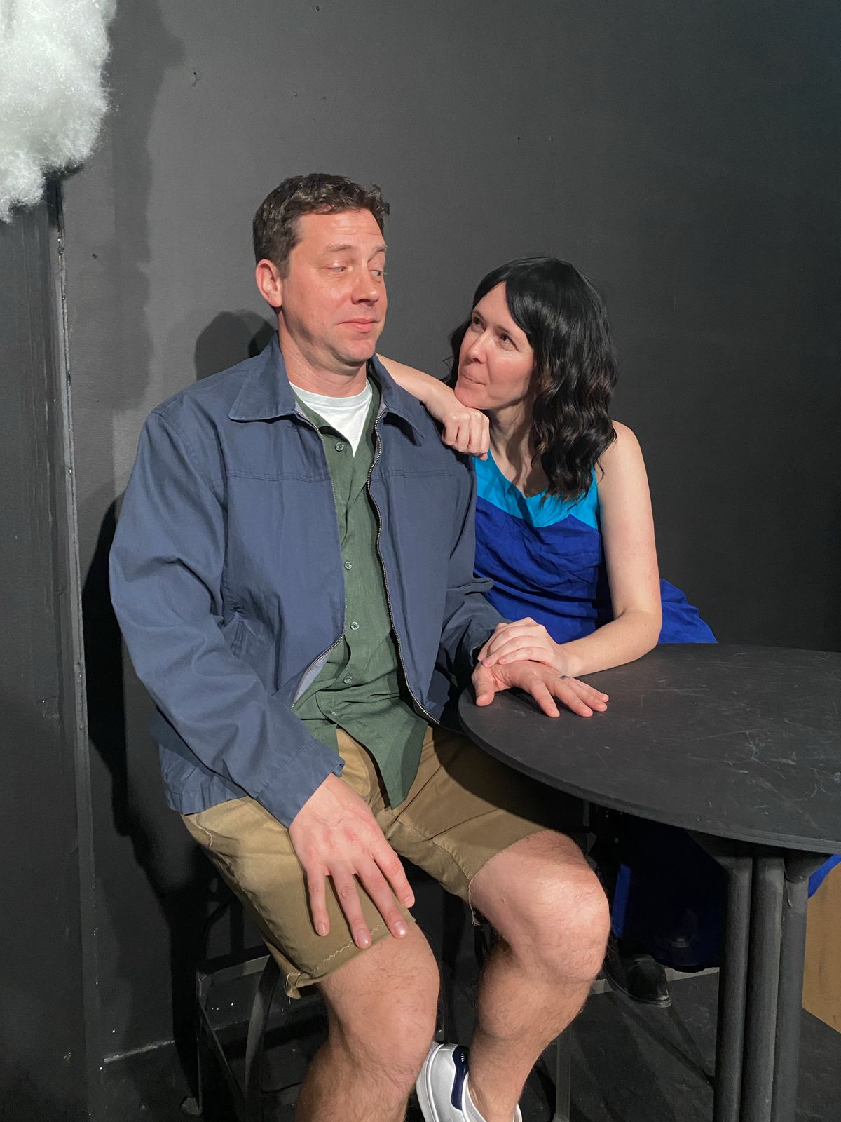 (L-R) Brian Kondrach and Katherine Rinaldi as Bradley and Poppy  
