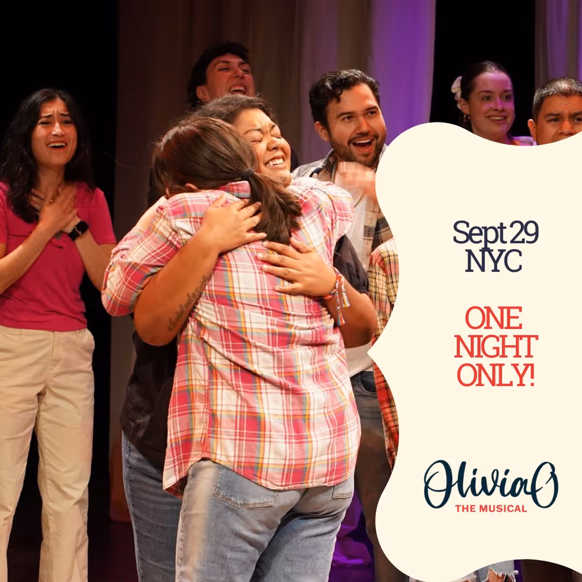 A powerful story of family and connection. One night only! A powerful story of family and connection. One night only!