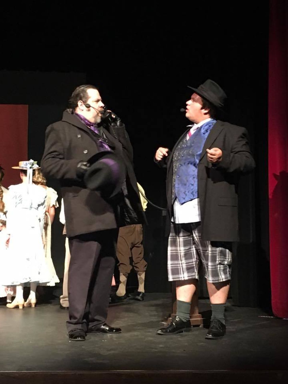 Joe Bartlett as Boris and Dakota Kinslow as Goran.