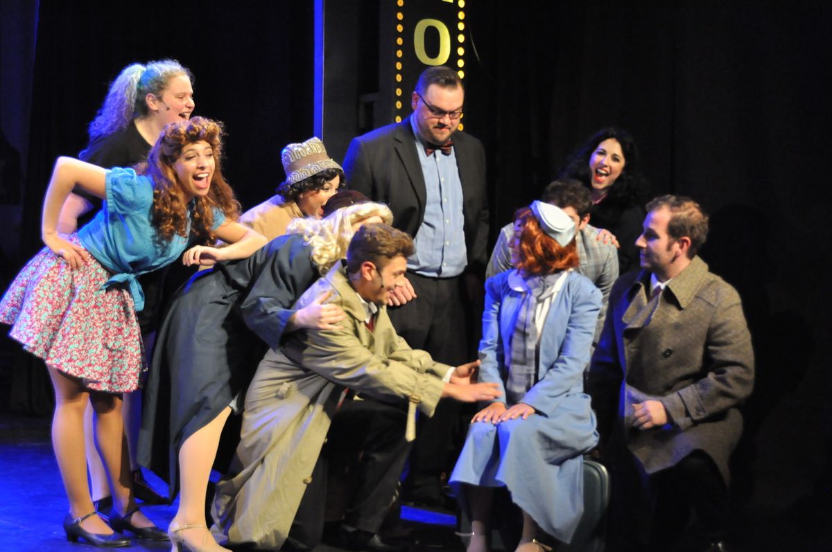 Jess Schaffer and the company of 42nd. Picture by Diane Marmann
