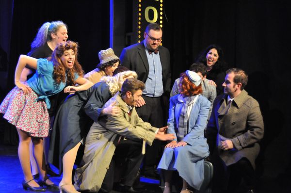 Jess Schaffer and the company of 42nd. Picture by Diane Marmann 1