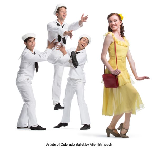Artists of Colorado Ballet in Fancy Free, photo by Allen Birnbach 1