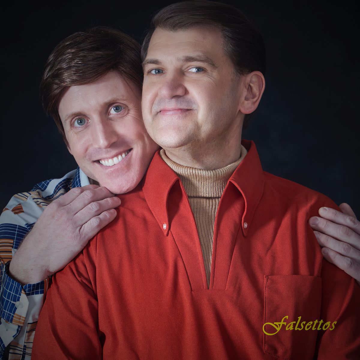 Jon Huston as Whizzer and Edward Van Saders as Marvin in Antrim Playhouse’s Production of Falsettos.
Photo Credit: www.Chris Hietikko photography.com