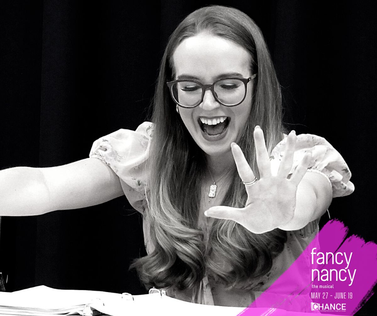Angela Griswold at their first readthru of "Fancy Nancy, The Musical" Set to run May 27 - June 19, 2022 at the Bette Aitken theater arts Center, this TYA musical adaptation of the wildly popular book series returns by popular demand. Angela Griswold at their first readthru of "Fancy Nancy, The Musical" Set to run May 27 - June 19, 2022 at the Bette Aitken theater arts Center, this TYA musical adaptation of the wildly popular book series returns by popular demand.