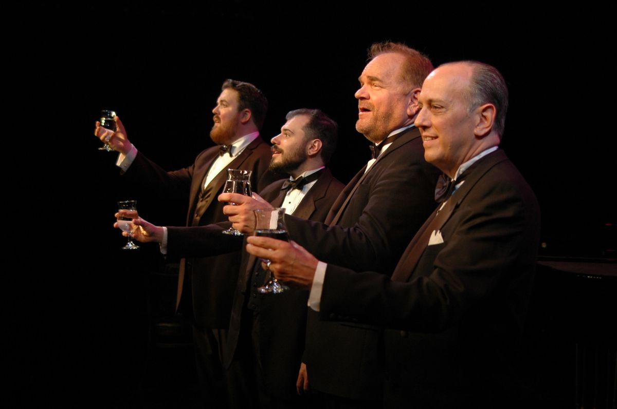 (l to r) Philip Himebook, Charles McGowan, Chuck Hodges and Joe Lackie in 3 Memphis Tenors and a Baritone in the Next Stage at Theatre Memphis July 7 - 23, 2017. (l to r) Philip Himebook, Charles McGowan, Chuck Hodges and Joe Lackie in 3 Memphis Tenors and a Baritone in the Next Stage at Theatre Memphis July 7 - 23, 2017.