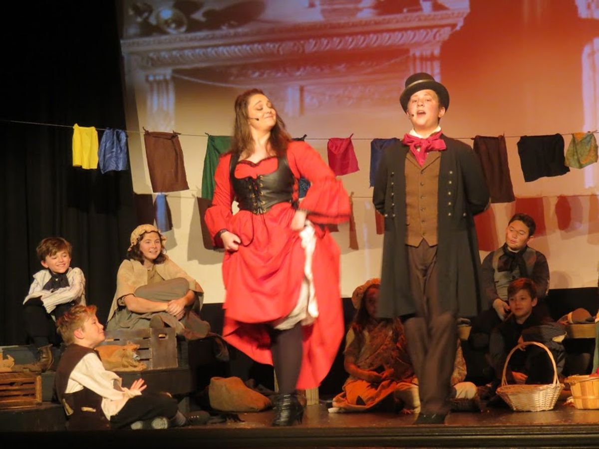 Amber Marie Kraft as Nancy and Ethan Hindshaw as Dodger