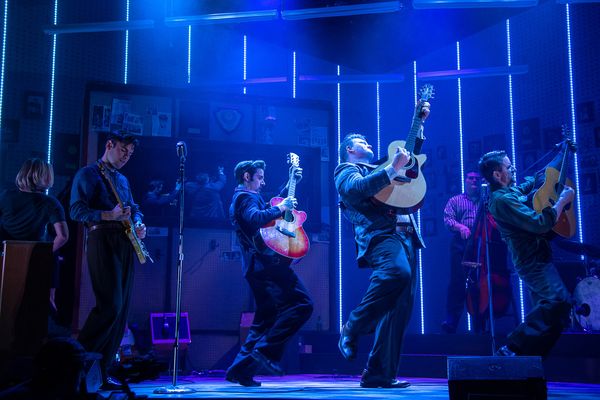Million Dollar Quartet at Weston Playhouse, Weston VT. Photo: Hubert Schriebl 1