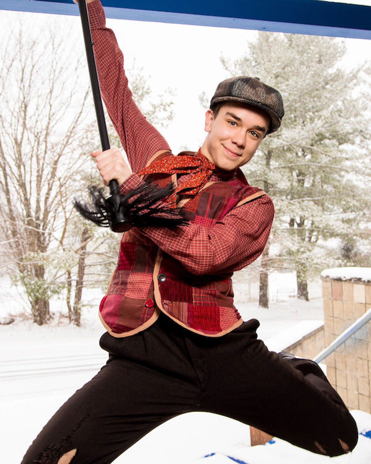 In ShowKids Invitational Theatre's magical new production of Mary Poppins, the charming chimney sweep Bert is brought to life by Jonah Lione, 16, of Clinton, a two-time “Best Youth Actor” Perry nominee.   SKIT presents six performances January 20-28. Go to www.showkids.org for show dates and ticket info.  (Copyright© DABOUR Photography)