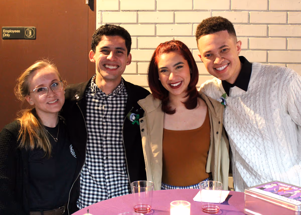 Hannah Jepsen, Jared Machado, Angie Chavez, and Jaylen Baham on Opening Night of "Next to Normal," playing January 28 - February 27, 2022 at Chance Theater in Anaheim, CA. 