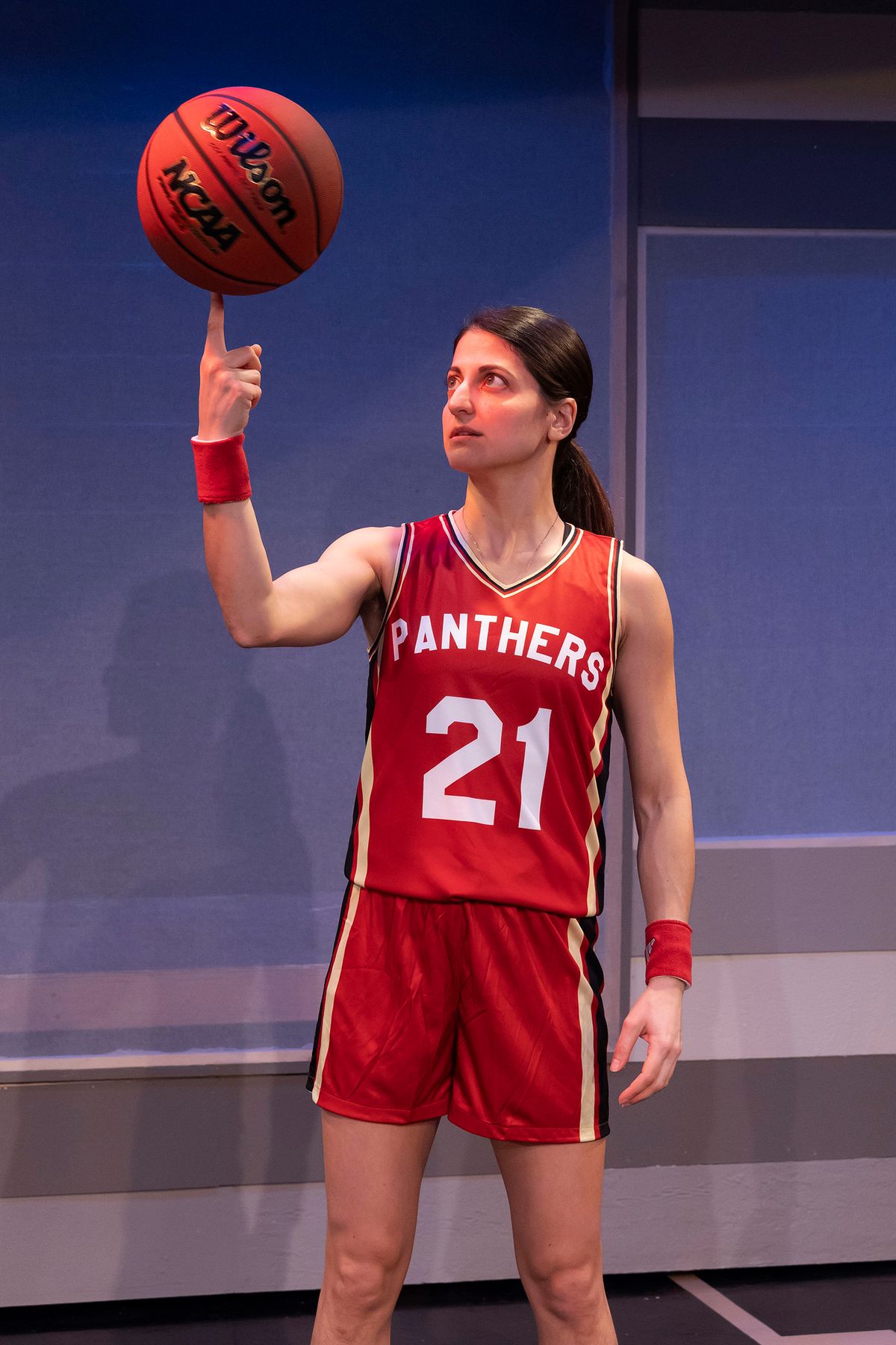 Victoria Nassif* as Khady Salama in AMERICAN FAST at Capital Stage. Photo by Charr Crail. *Member Actors'' Equity Association.