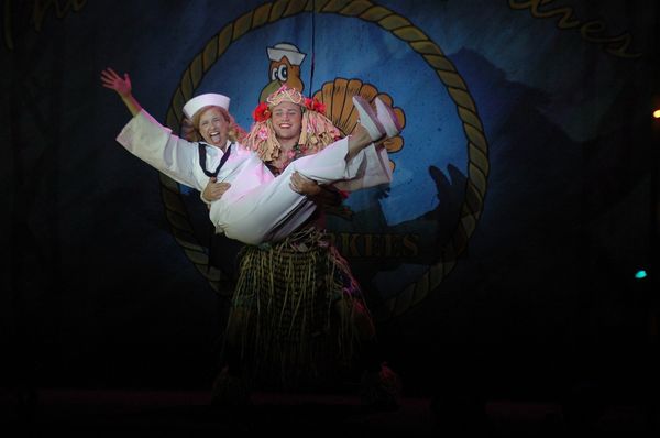 Nellie Forbush and Luther Billis performing for Thanksgiving. 6