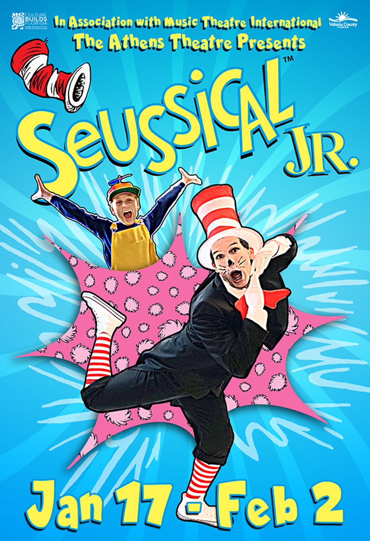 Come meet the Cat in the Hat and JoJo in "Seussical Jr." playing at the Athens Theatre January 17 through February 2!