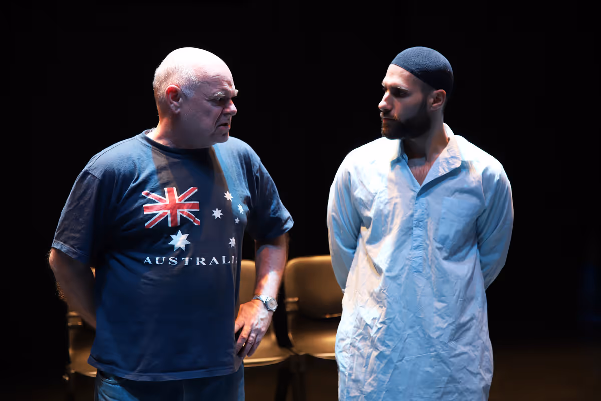 Norm and Ahmed Production Image - Image Credit Becky Matthews Norm and Ahmed Production Image - Image Credit Becky Matthews