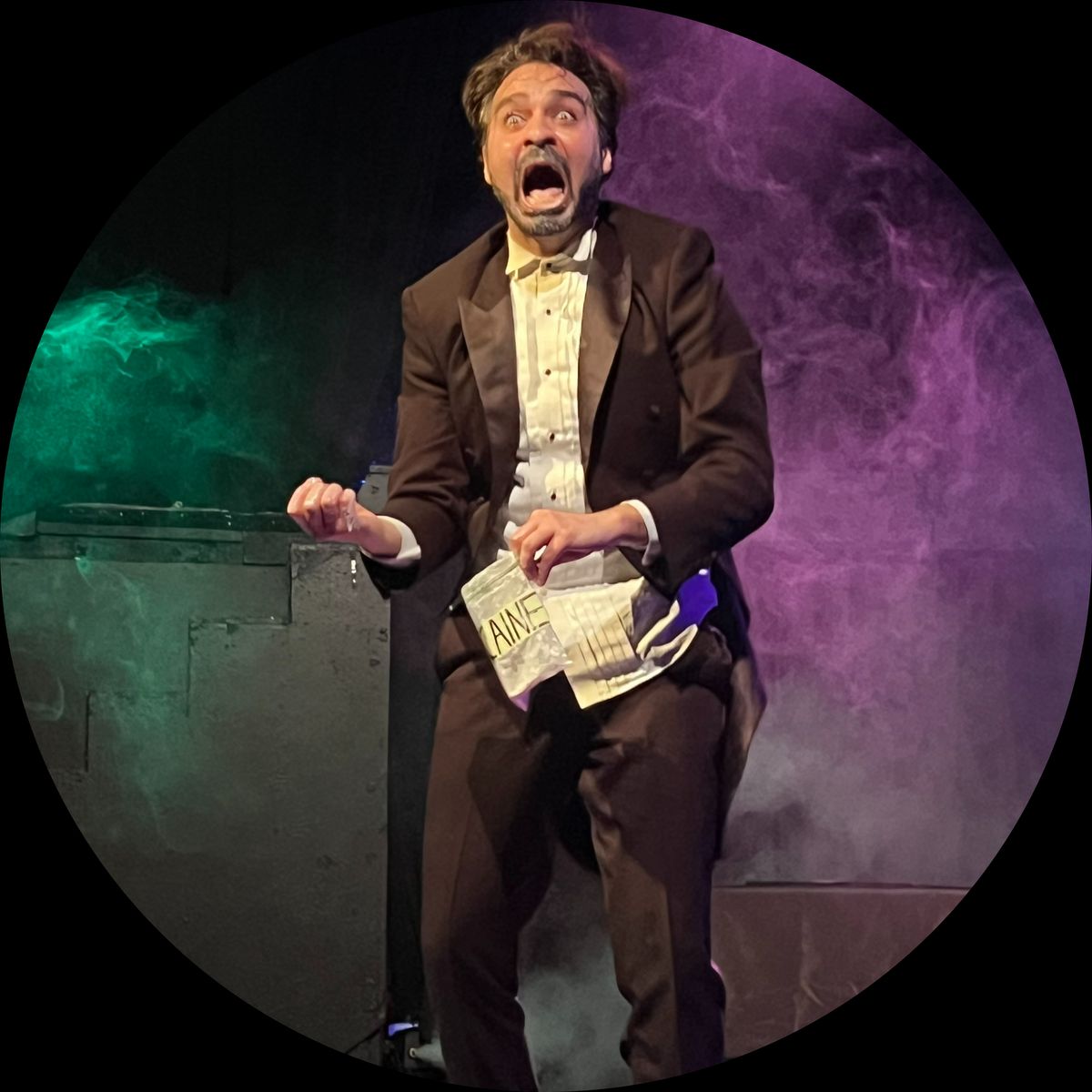 The Conductor by Amadeo Fusca is a wildly absurd mostly silent physical theatre solo show.