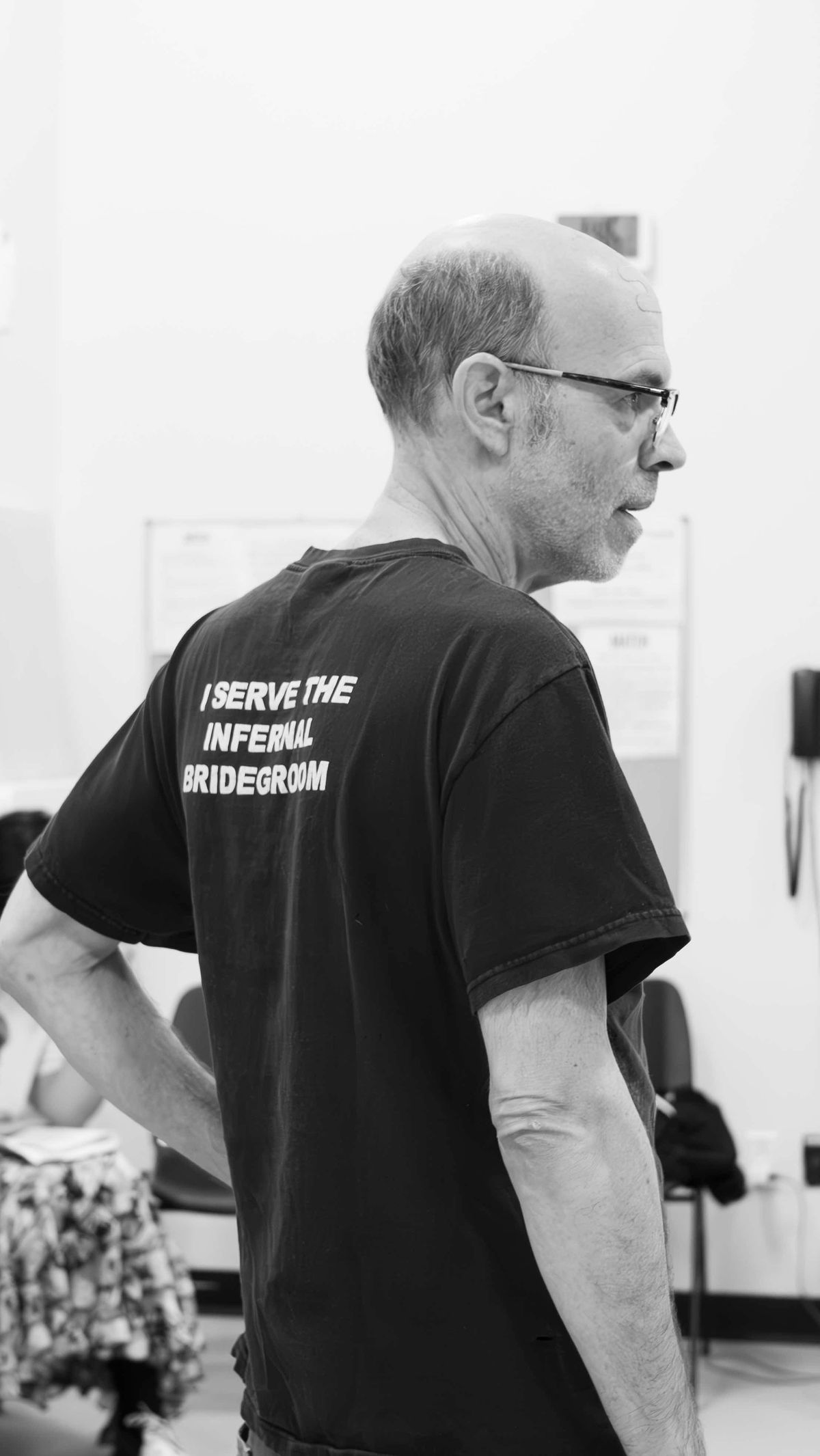 In rehearsals for CLEANSED by Sarah Kane, co-director Jason Nodler. Photo by Sarah Moessner. In rehearsals for CLEANSED by Sarah Kane, co-director Jason Nodler. Photo by Sarah Moessner.