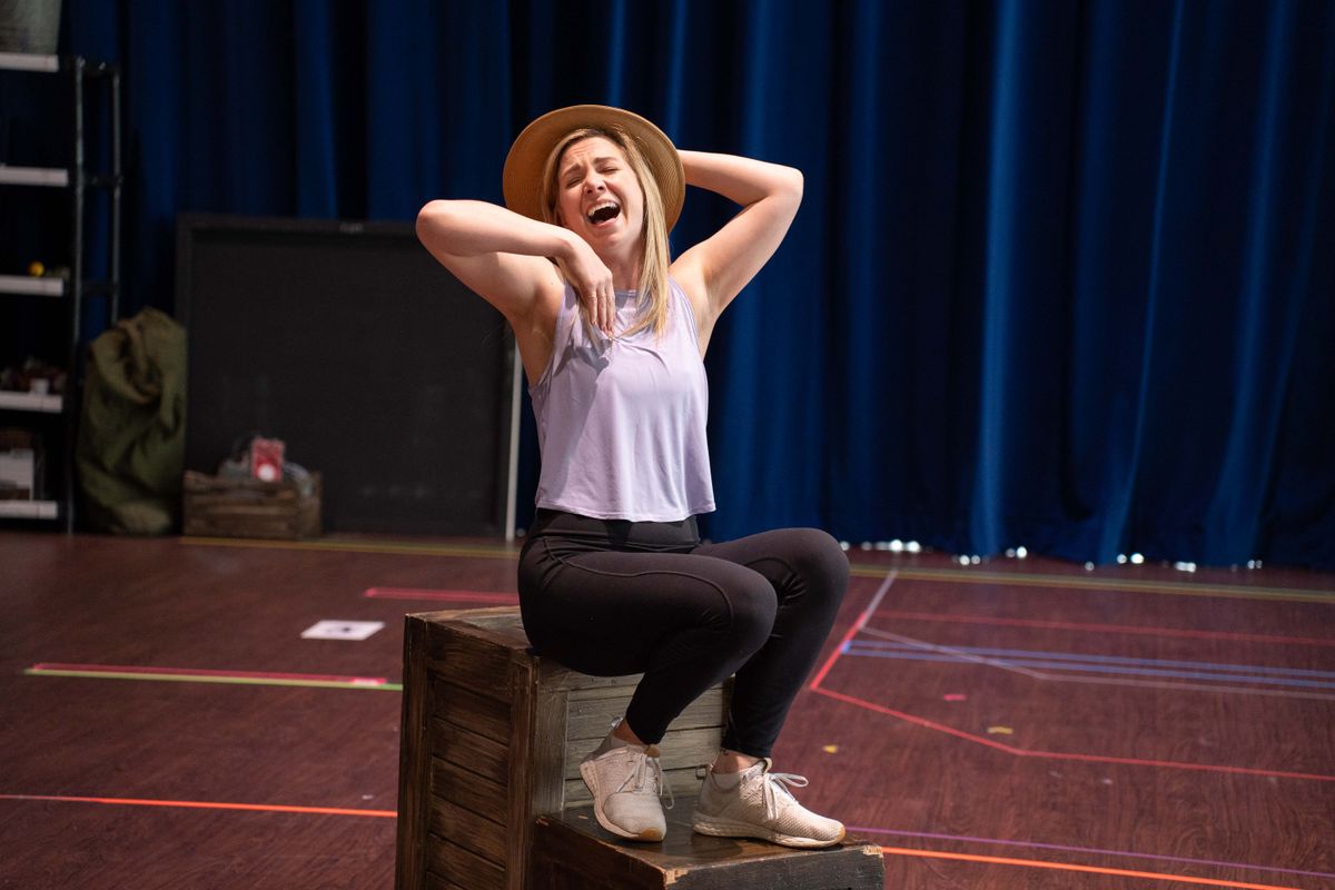 Carolyn Anne Miller Rodgers & Hammerstein''''s South Pacific in rehearsal 
