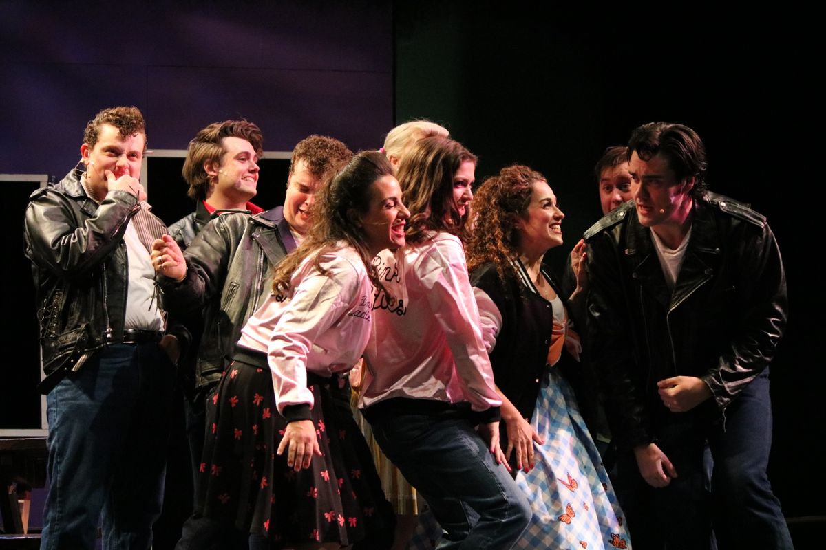 The cast of Grease