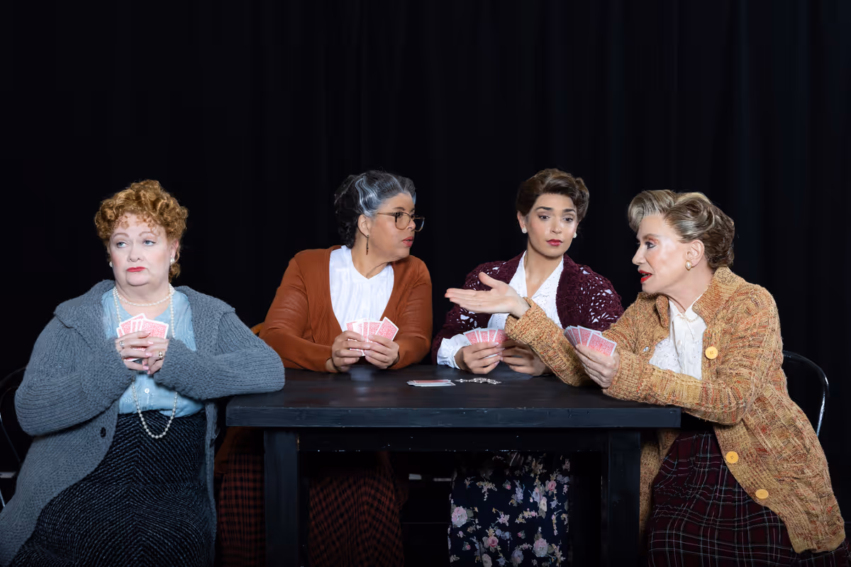 Charis Leos, Tauren Hagans, Michelle Beth Herman and Sue Cella. Funny Girl. MSMT 2024. Photo by Jared Morneau Photography. Charis Leos, Tauren Hagans, Michelle Beth Herman and Sue Cella. Funny Girl. MSMT 2024. Photo by Jared Morneau Photography.