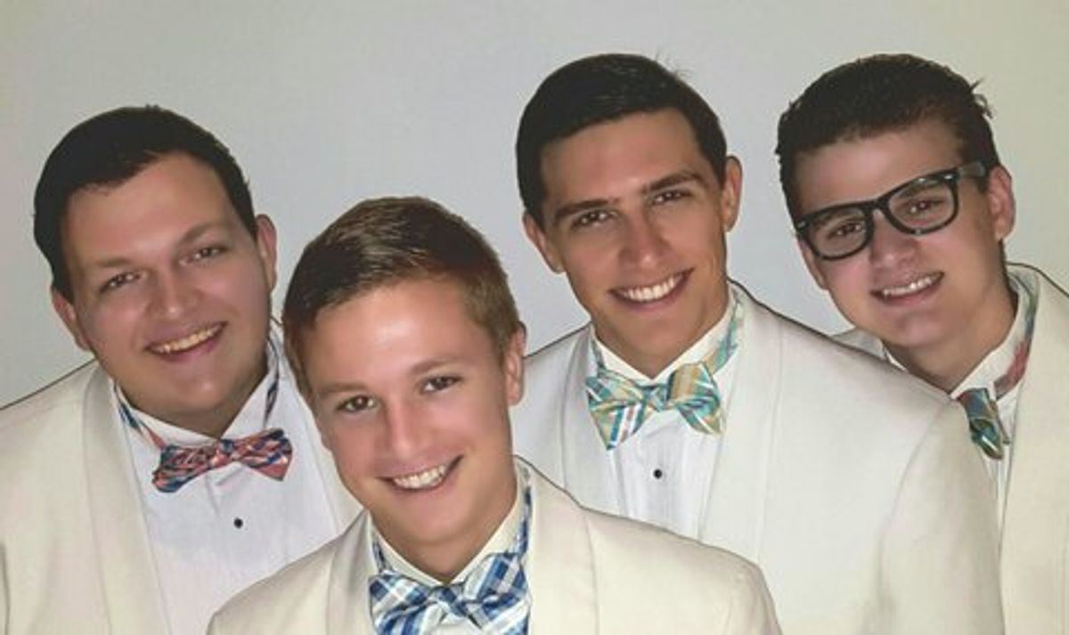 The Cast of Forever Plaid (Connor Moore, Ryan Slattery, Josh Schoff & Nathan Beyer) The Cast of Forever Plaid (Connor Moore, Ryan Slattery, Josh Schoff & Nathan Beyer)