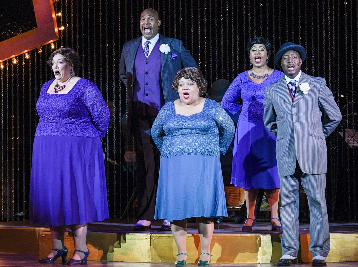 The company of Ain’t Misbehavin’
Photo by John White The company of Ain’t Misbehavin’
Photo by John White
