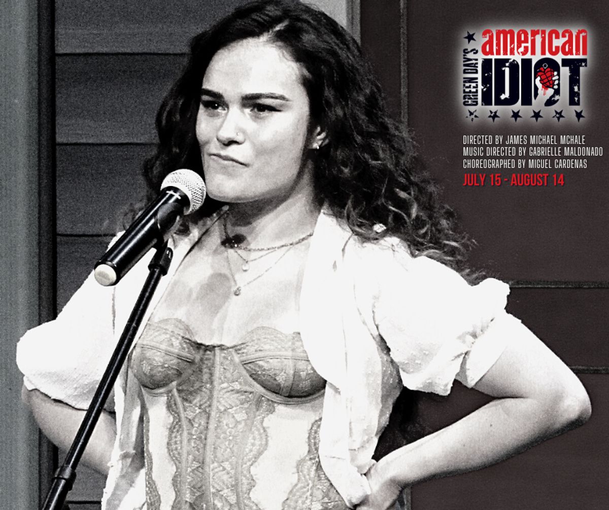 Dagmar Marshall-Michelson (St. Jimmy) performing and blowing the roof off the Chance at the "Green Day's American Idiot" Design Preview Party on June 6, 2022. 