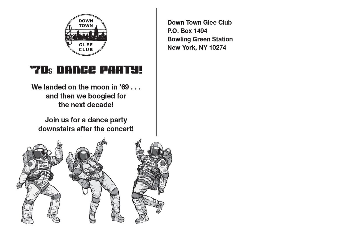 1970s Dance Party following the concert... let's boogie like it's 1969 and beyond!~