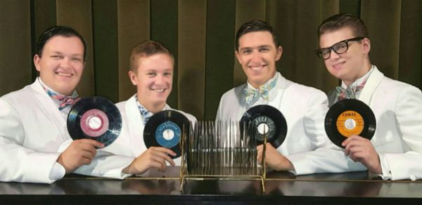 The Cast of Forever Plaid (Connor Moore, Ryan Slattery, Josh Schoff & Nathan Beyer) 2