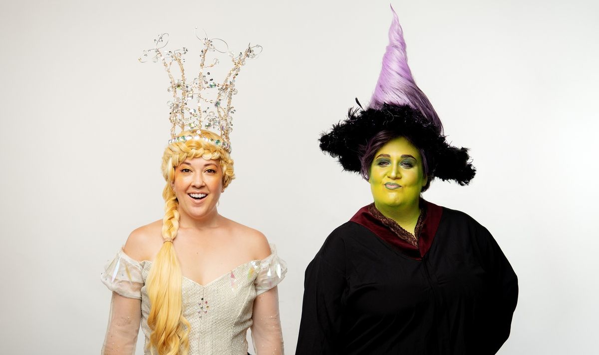 Glinda (MEGAN MCGRATH) and Wicked Witch of the West (BRIEL POMERANTZ) pose together in Berkeley Playhouse's production of The Wizard of Oz, directed by Lexie Lazear. Performing at the Julia Morgan Theater from November 9 to December 23 Glinda (MEGAN MCGRATH) and Wicked Witch of the West (BRIEL POMERANTZ) pose together in Berkeley Playhouse's production of The Wizard of Oz, directed by Lexie Lazear. Performing at the Julia Morgan Theater from November 9 to December 23
