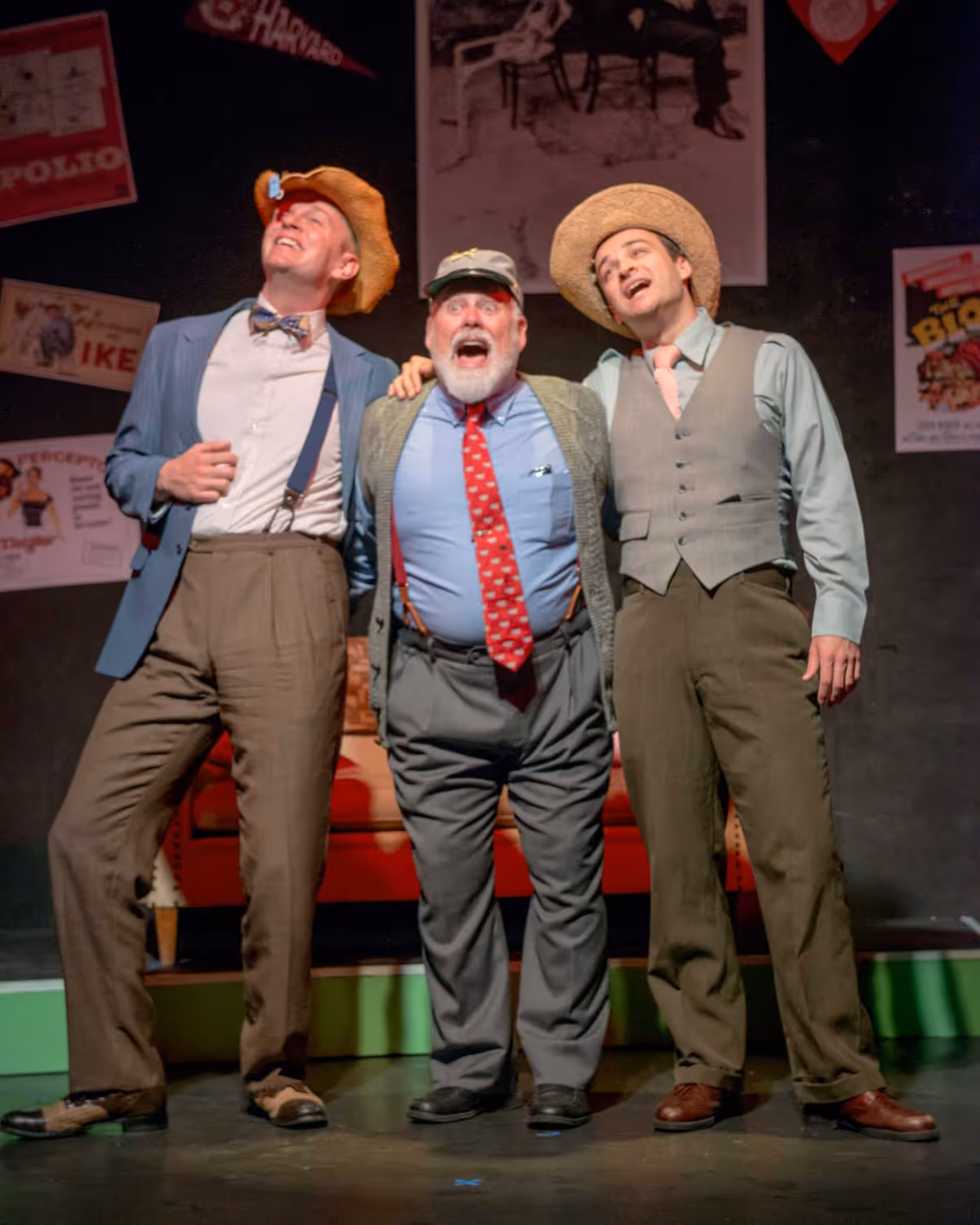 Ryan Cappleman, Bradley Halverson, Joel Kopischke, and Carmen Risi perform in Tomfoolery at Third Avenue Playhouse in Sturgeon Bay, now through October 20. Ryan Cappleman, Bradley Halverson, Joel Kopischke, and Carmen Risi perform in Tomfoolery at Third Avenue Playhouse in Sturgeon Bay, now through October 20.