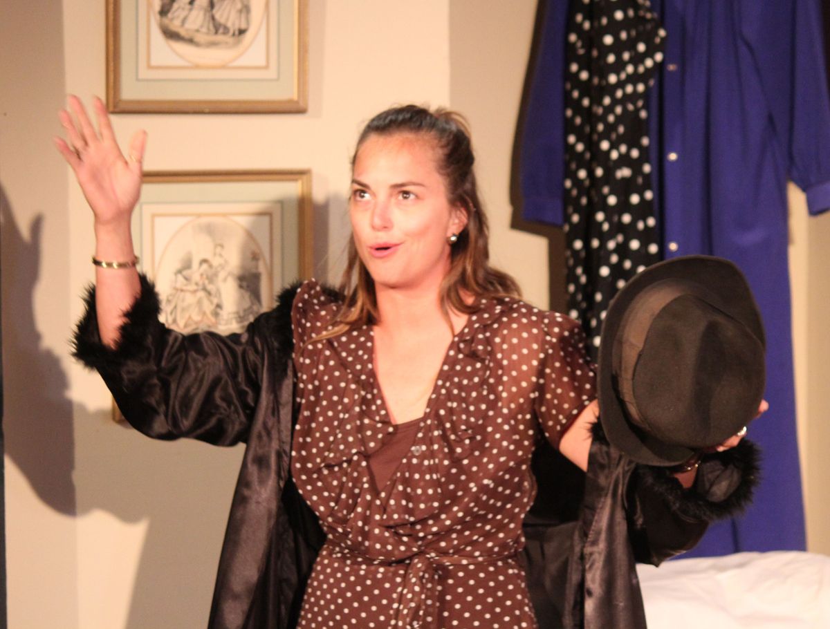 Cristina Villarreal plays older Helen in the production of Hollywood Arms
Photo Credit Tom Hall