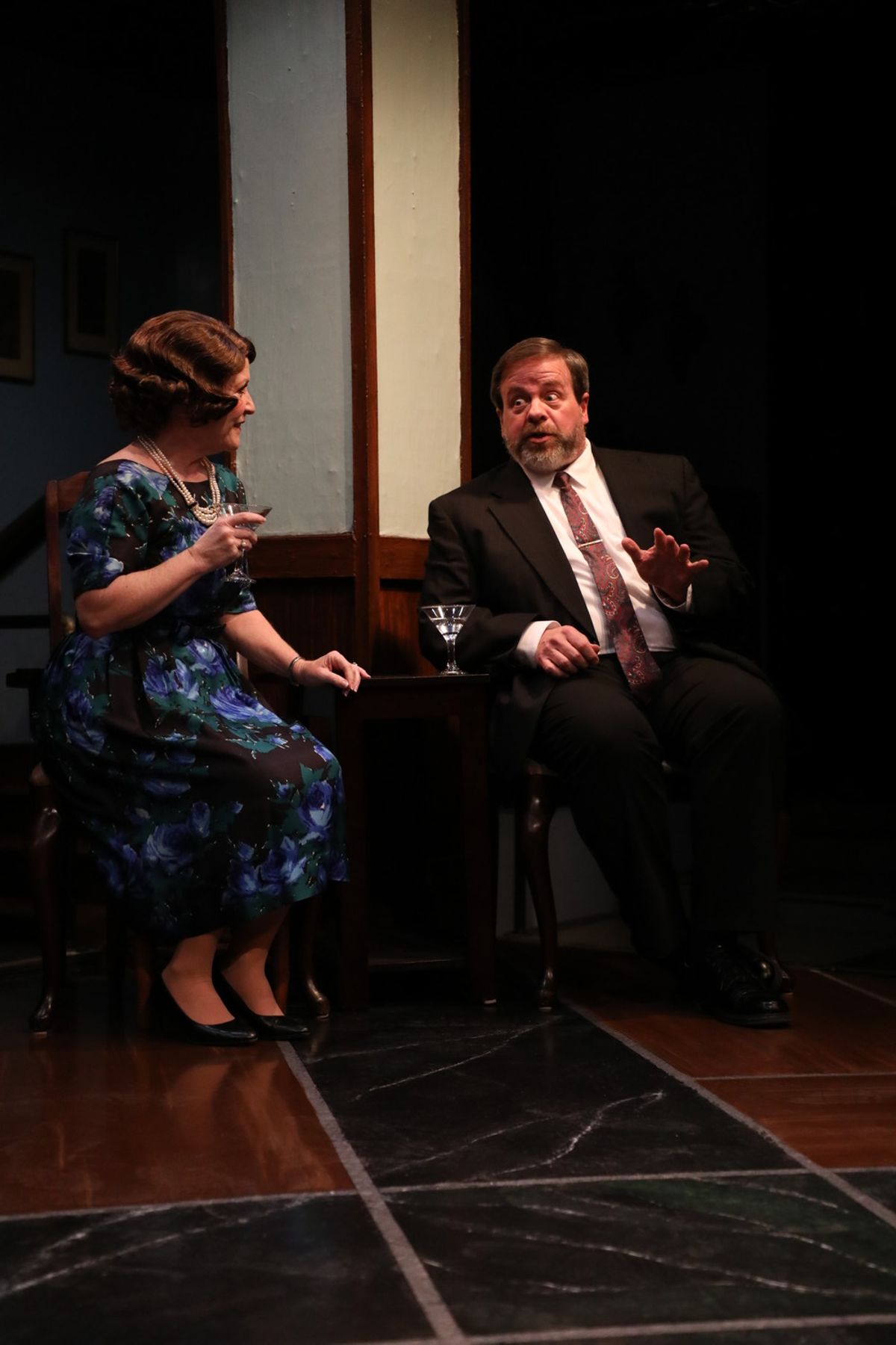 Production Photos from Blithe Spirit at Spotlighters Theatre - www.spotlighters.org/BlitheSpirit