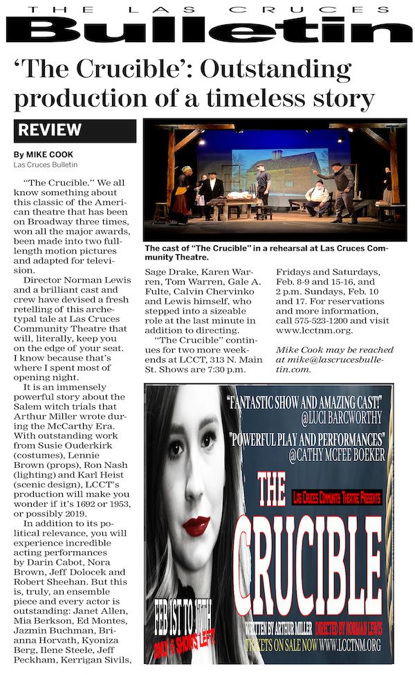 Rehearsal Images - Making Arthur Miller's 