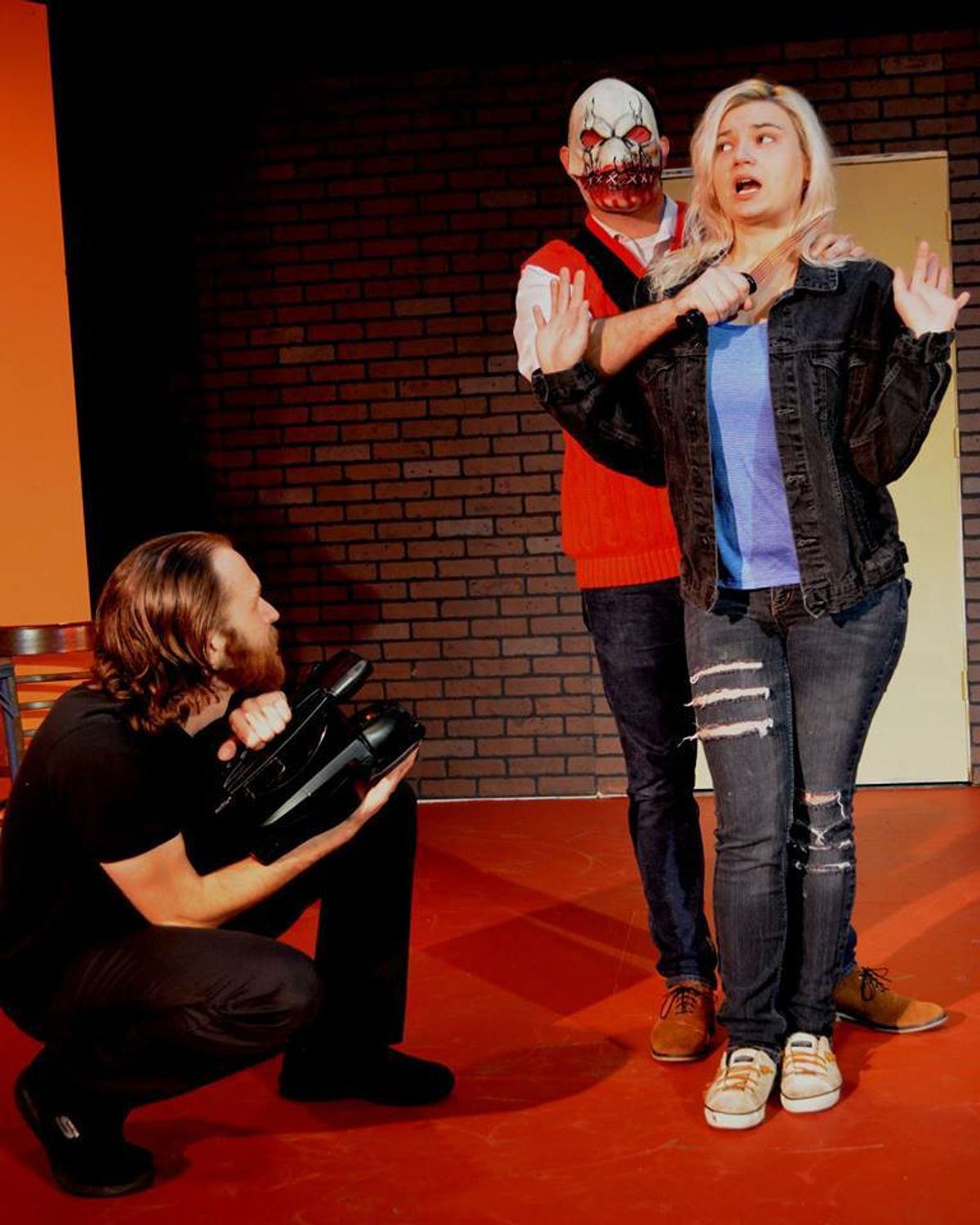 "SLASHER," a comedy about the making of Blood Bath, a LOW budget slasher film, opens Fri, Oct 19 @ 8 pm at Carpenter Square Theatre in Oklahoma City. "SLASHER," a comedy about the making of Blood Bath, a LOW budget slasher film, opens Fri, Oct 19 @ 8 pm at Carpenter Square Theatre in Oklahoma City.
