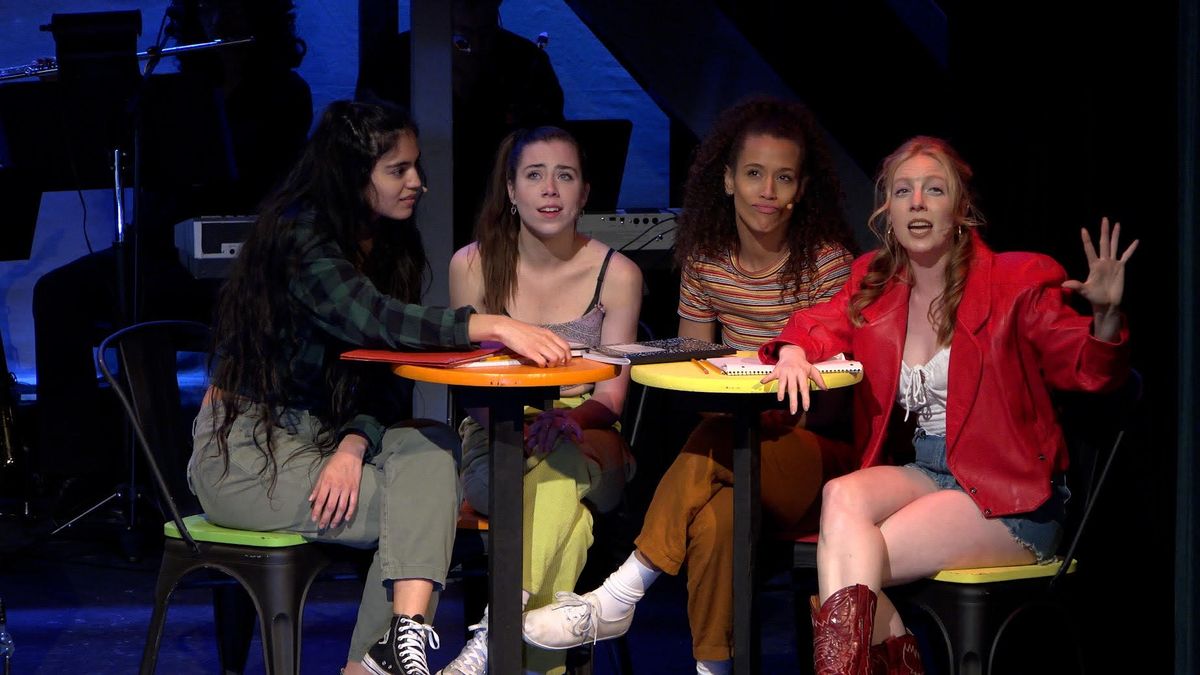 L-R:  Megan Vargas, Lily Targett, Tyler Marie Watkins, Hannah Battersby
(Photograph by Richard Andert)