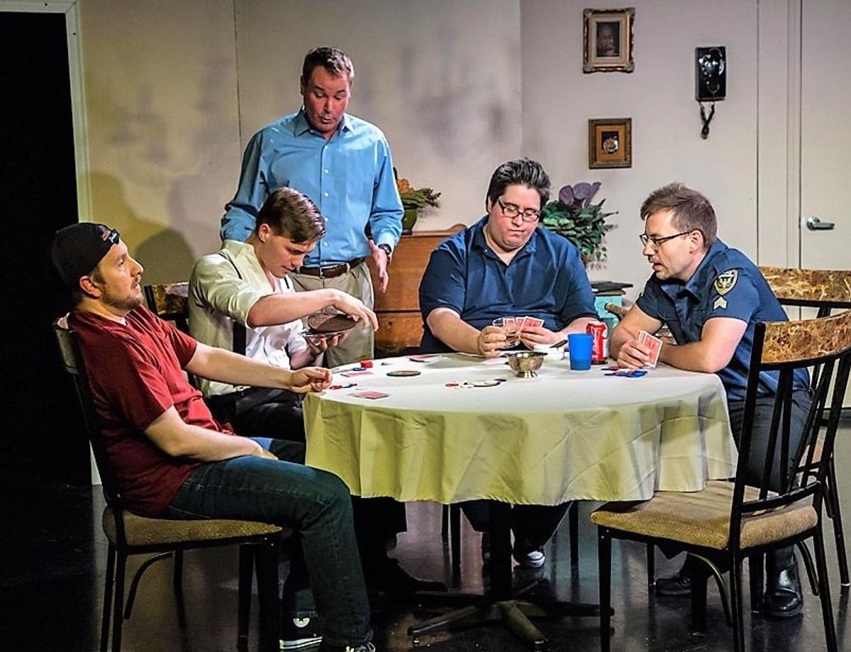 The weekly poker game.
Photo credit: Dan Rodriguez