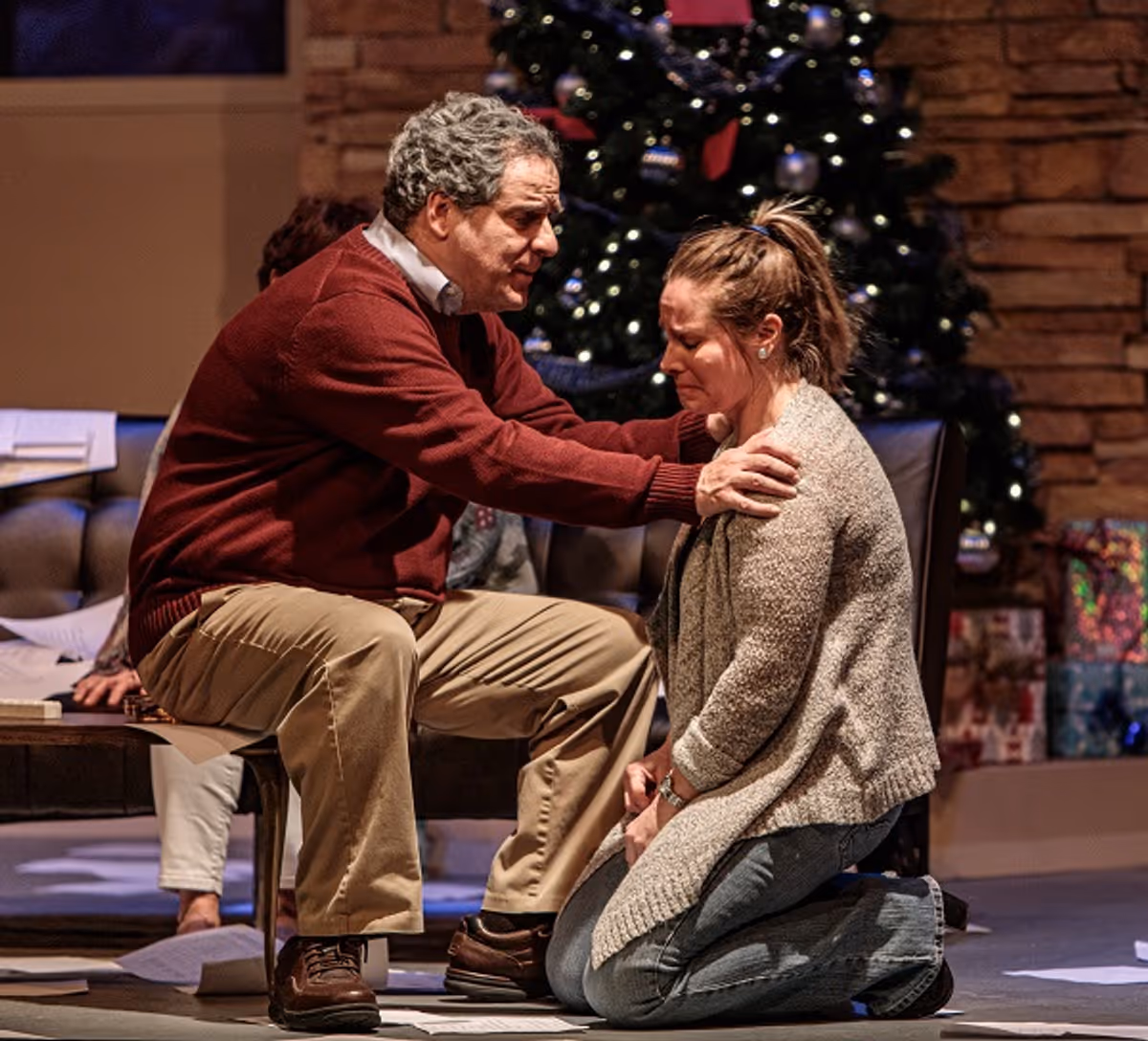 Lyman (Jim Cannizzaro) and Brooke (Brooke Casanova) in Other Desert Cities. Lyman (Jim Cannizzaro) and Brooke (Brooke Casanova) in Other Desert Cities.