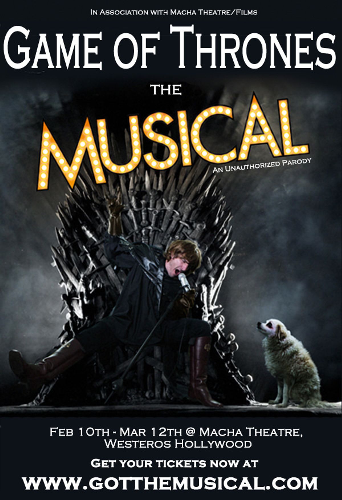Official Poster for Game of Thrones: The Parody Musical Official Poster for Game of Thrones: The Parody Musical