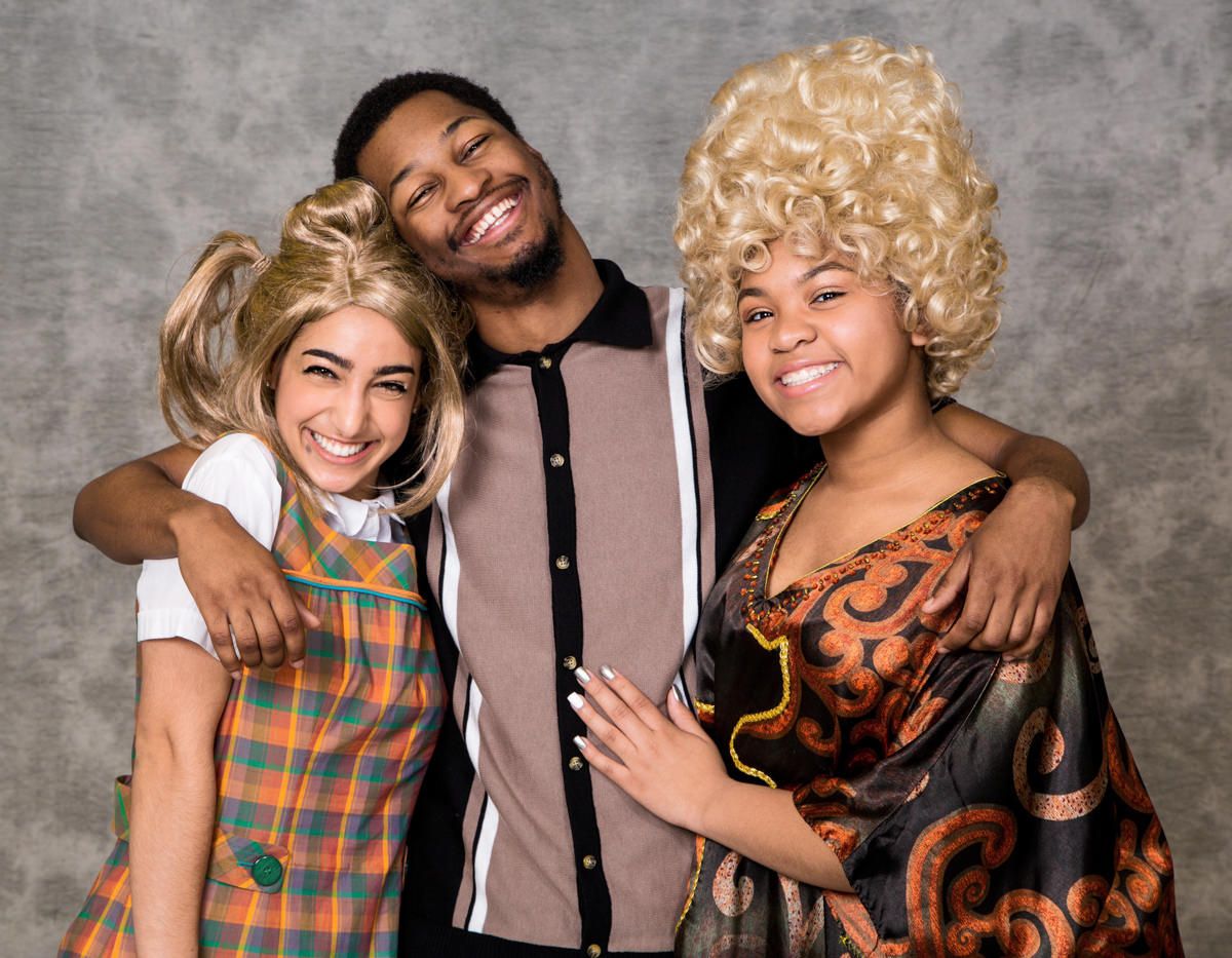SKIT’s production of HAIRSPRAY features some of the “nicest kids in town” including (from left to right) Sydney Kozakis, 17, of Lebanon as Penny Pingleton; Ben Izlar of Asbury as Seaweed J. Stubbs; and Imani Smith, 14, of Phillipsburg as Motormouth Mabel. Only four performances at Voorhees High School in Glen Gardner, NJ: Saturday, May 6 at 7:30pm; Sunday, May 7 at 2:00pm; Friday, May 12 at 7:30pm; and, Saturday, May 13 at 7:30pm. Tickets available at www.showkids.org SKIT’s production of HAIRSPRAY features some of the “nicest kids in town” including (from left to right) Sydney Kozakis, 17, of Lebanon as Penny Pingleton; Ben Izlar of Asbury as Seaweed J. Stubbs; and Imani Smith, 14, of Phillipsburg as Motormouth Mabel. Only four performances at Voorhees High School in Glen Gardner, NJ: Saturday, May 6 at 7:30pm; Sunday, May 7 at 2:00pm; Friday, May 12 at 7:30pm; and, Saturday, May 13 at 7:30pm. Tickets available at www.showkids.org