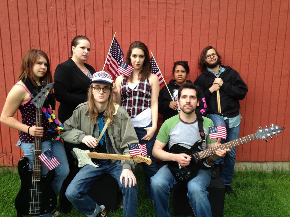 The cast of "Dispatches from the Dumb Decade" The cast of "Dispatches from the Dumb Decade"
